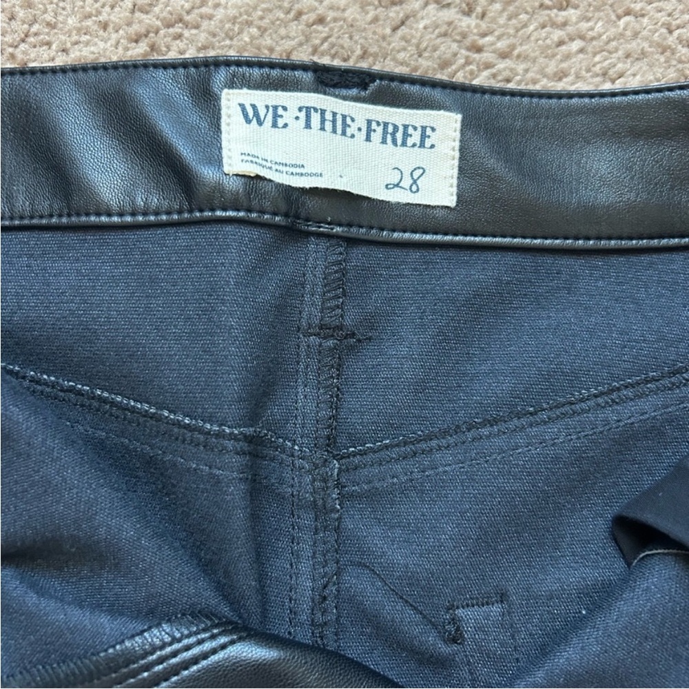 Free People Faux Leather Skirt - Picture 5 of 6
